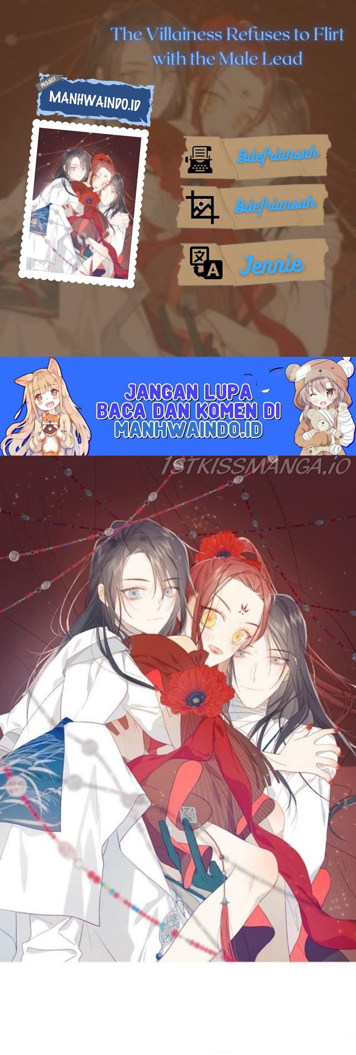 Baca Komik The Villainess Refuses to Flirt with the Male Lead Chapter 33 Gambar 1