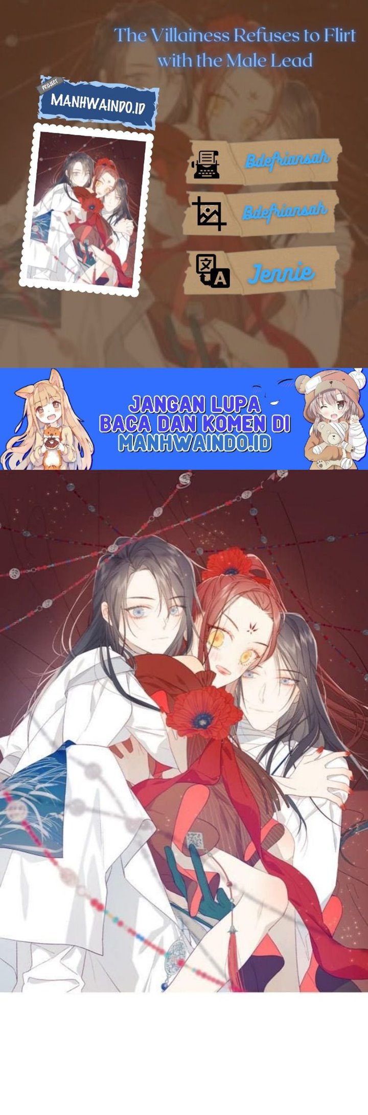 Baca Komik The Villainess Refuses to Flirt with the Male Lead Chapter 32 Gambar 1