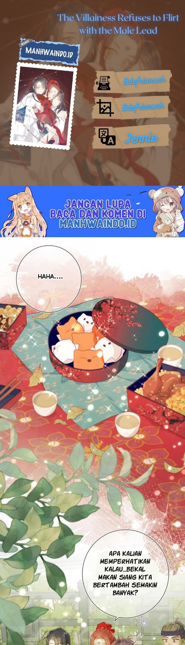 Baca Komik The Villainess Refuses to Flirt with the Male Lead Chapter 31 Gambar 1