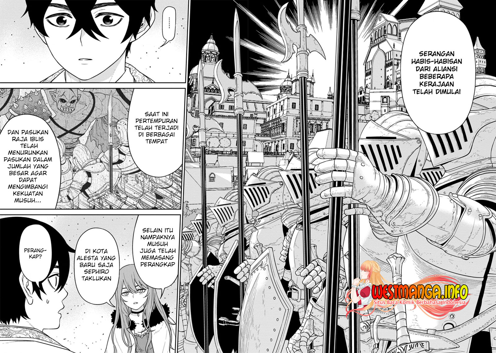 Maou Gun Saikyou no Majutsushi wa Ningen datta Chapter 17.1 Gambar 4
