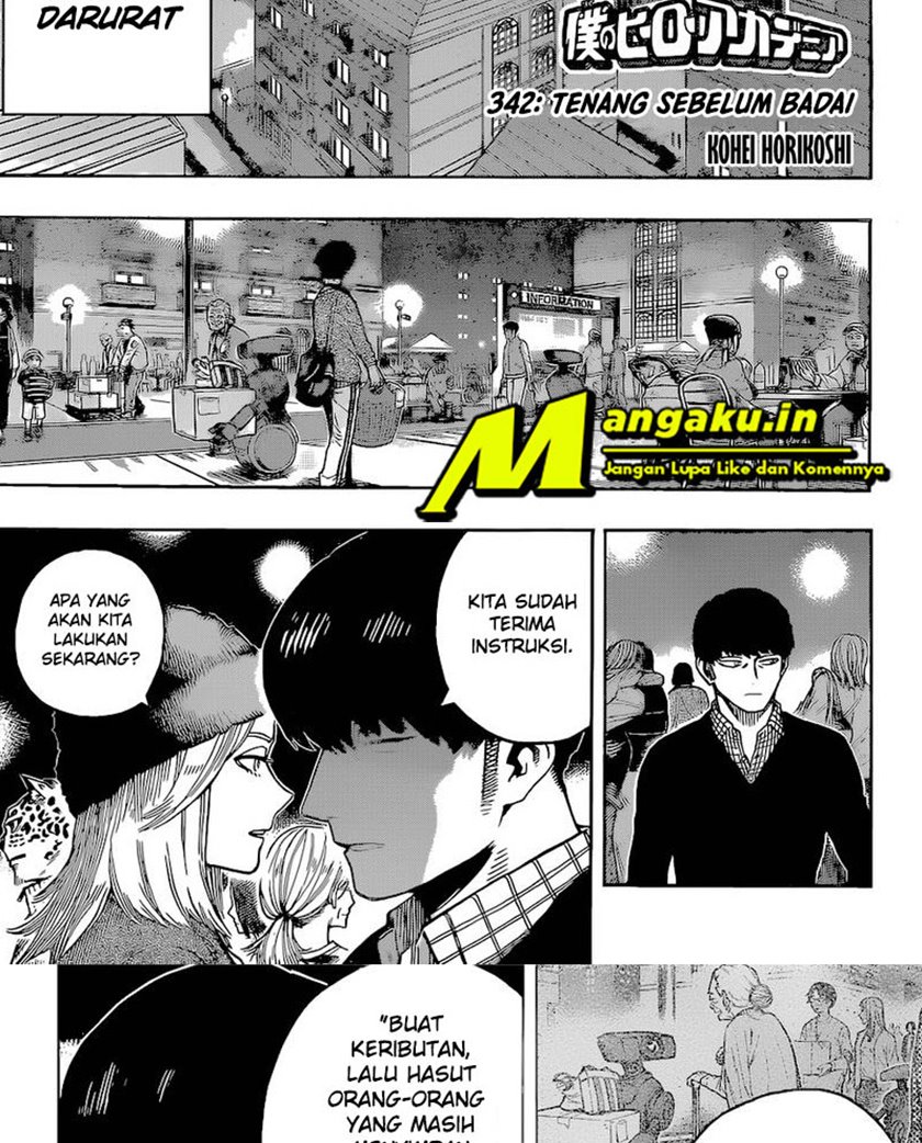 Baca Manga Boku no Hero Academia Chapter 342 Gambar 2