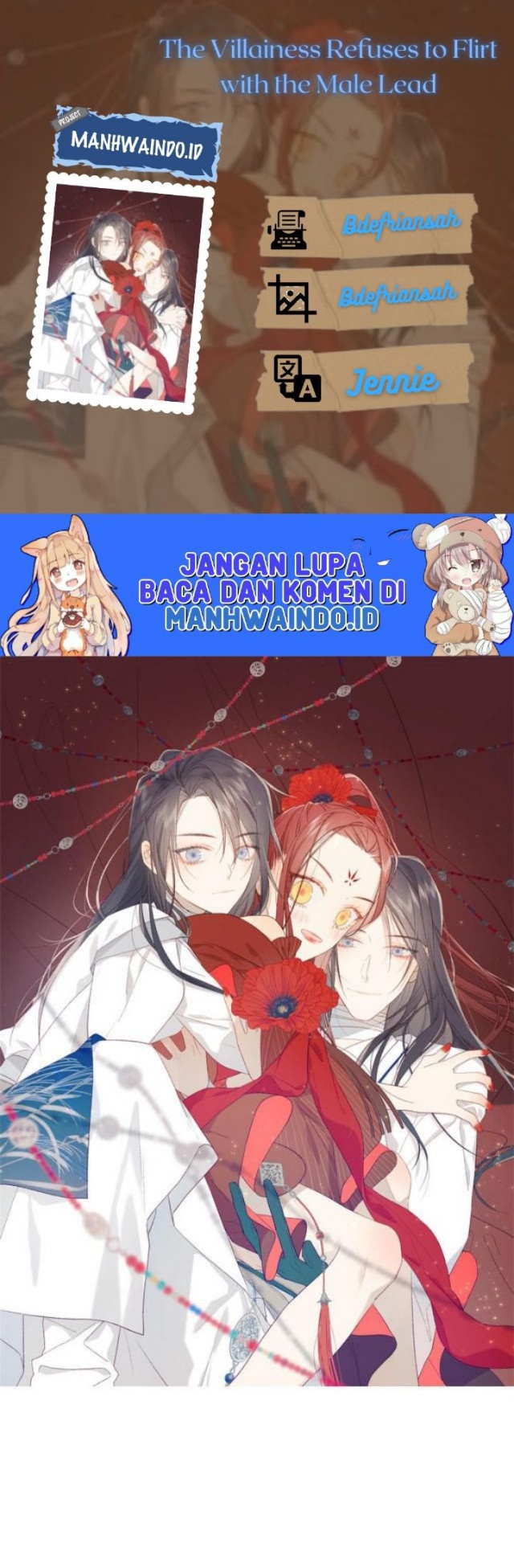 Baca Komik The Villainess Refuses to Flirt with the Male Lead Chapter 36 Gambar 1
