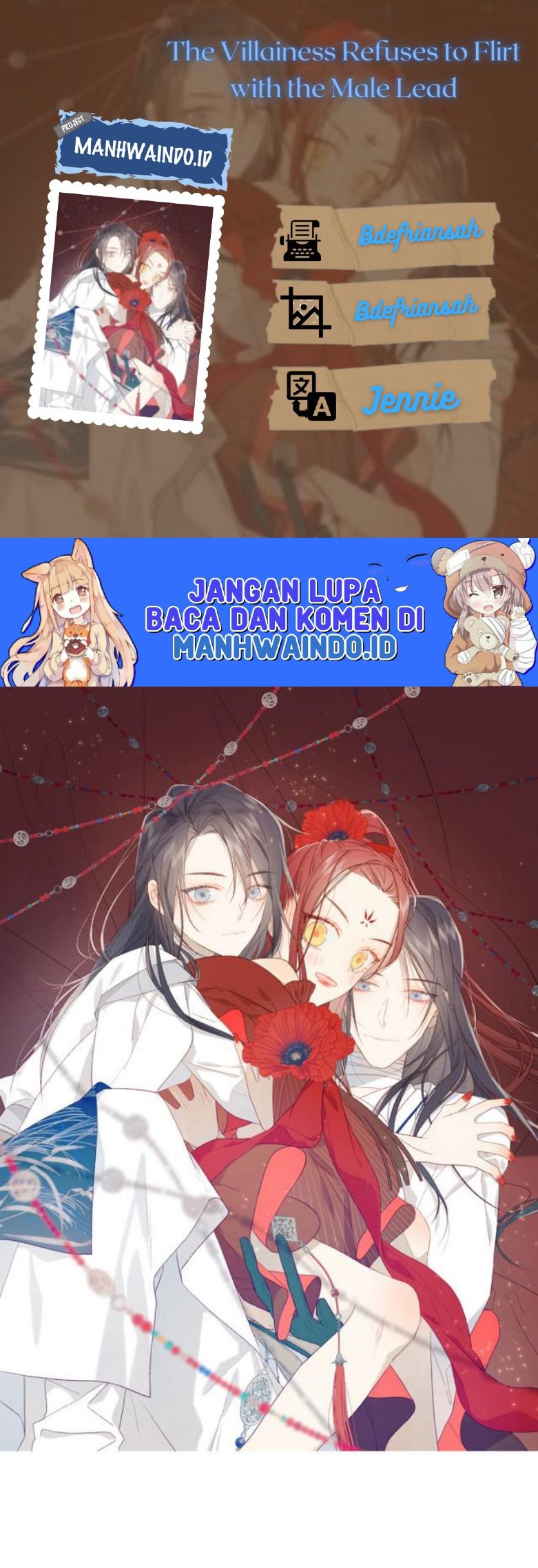 Baca Komik The Villainess Refuses to Flirt with the Male Lead Chapter 35 Gambar 1