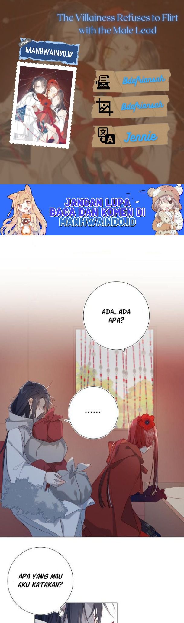Baca Komik The Villainess Refuses to Flirt with the Male Lead Chapter 40 Gambar 1