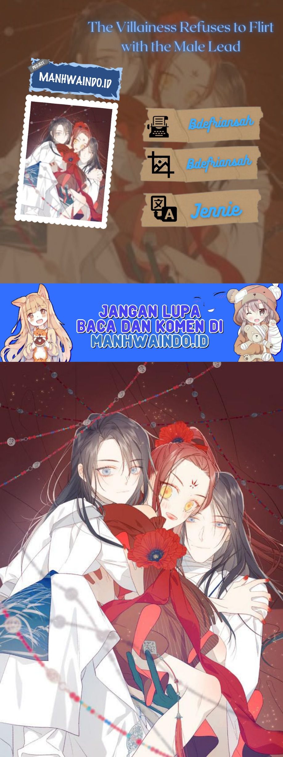 Baca Komik The Villainess Refuses to Flirt with the Male Lead Chapter 38 Gambar 1