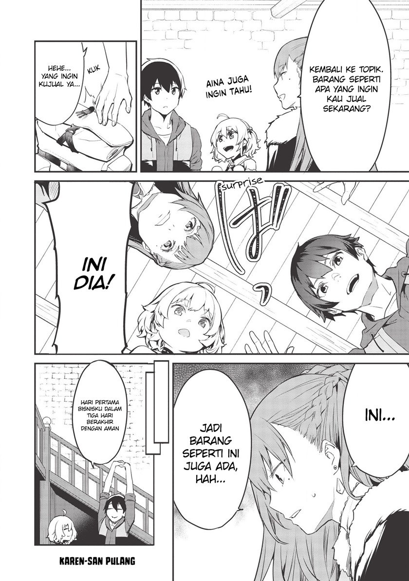 Itsu Demo Jitaku ni Kaereru Ore wa, Isekai de Gyoushoujin o Hajimemashita Chapter 14 Gambar 10