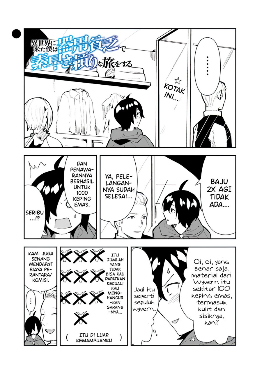 Baca Isekai ni Kita Boku wa Kiyoubinbode Subaya-sa Tayorina Tabi o Suru Chapter 34 Gambar 2
