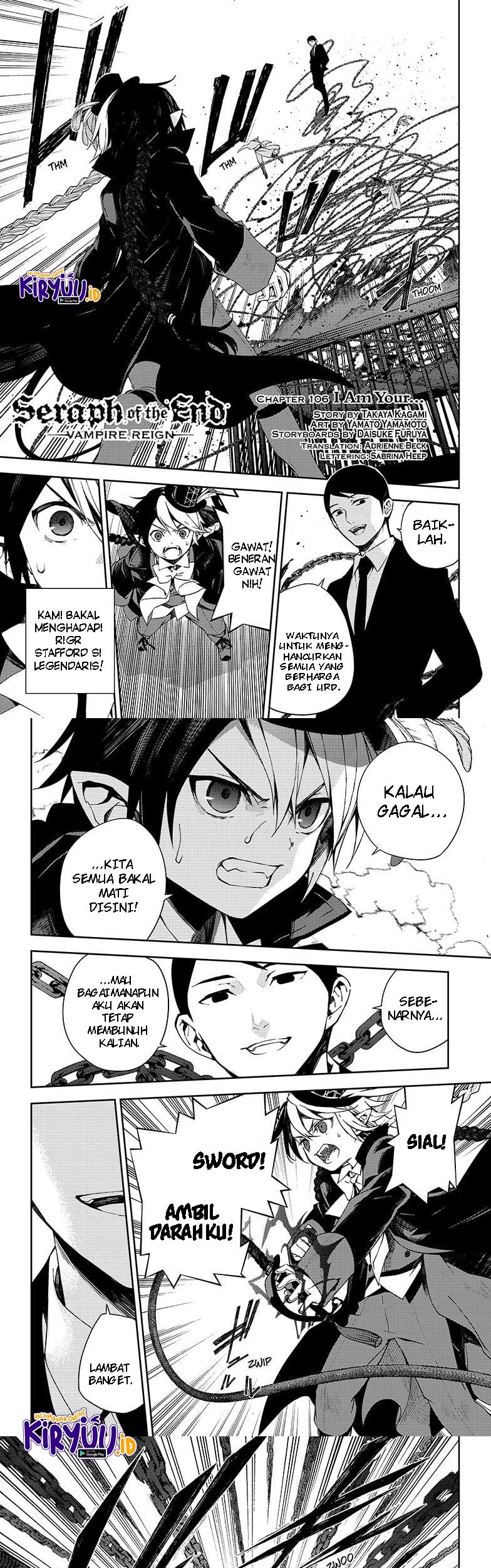 Baca Owari no Seraph Chapter 106 Gambar 2