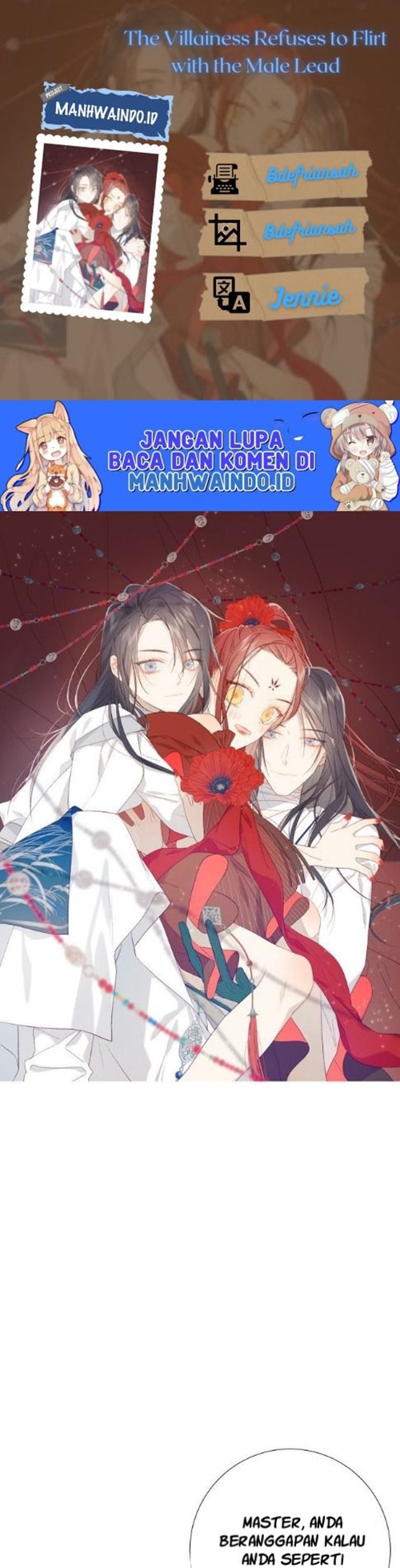 Baca Komik The Villainess Refuses to Flirt with the Male Lead Chapter 43 Gambar 1