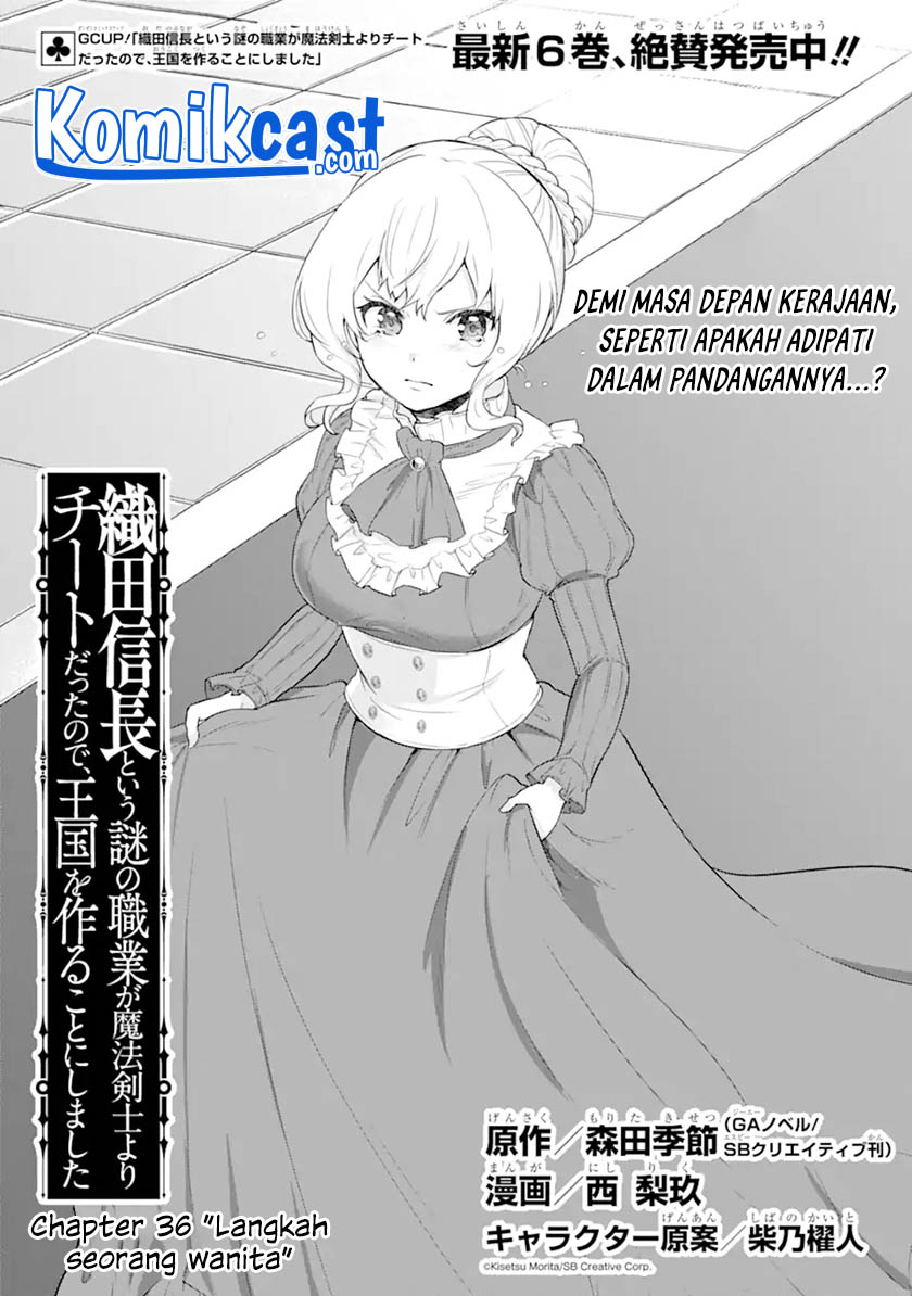 Oda Nobunaga to Iu Nazo no Shokugyo ga Mahou Kenshi yori Cheat Dattanode, Oukoku wo Tsukuru Koto ni Chapter 36.1 Gambar 5