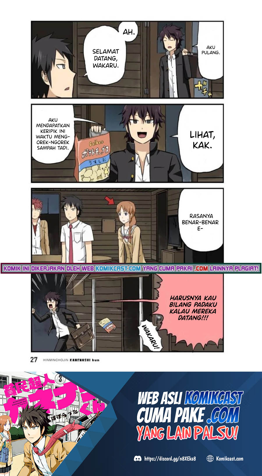 Hinmin Choujin Kanenashi-kun Chapter 28 Gambar 12