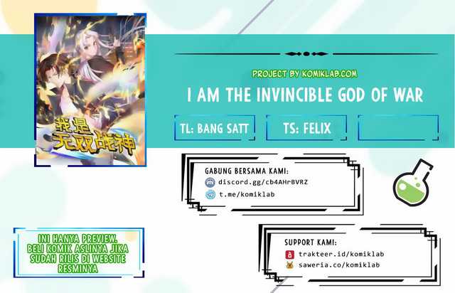 Baca Komik I Am the Invincible God of War Chapter 32 Gambar 1