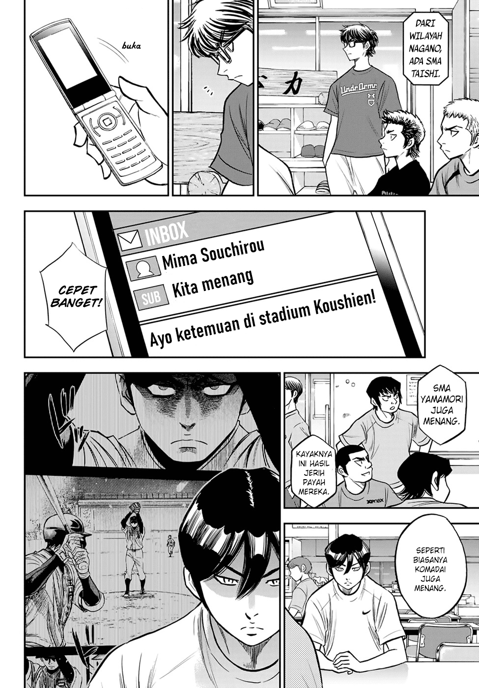 Diamond no Ace Act 2 Chapter 262 Gambar 10