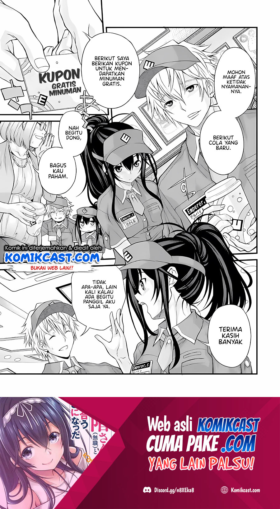 Baca Kirei na Kurokami no Takashina-san (Mushoku) to Tsukiau Koto ni Natta Chapter 10.2 Gambar 2
