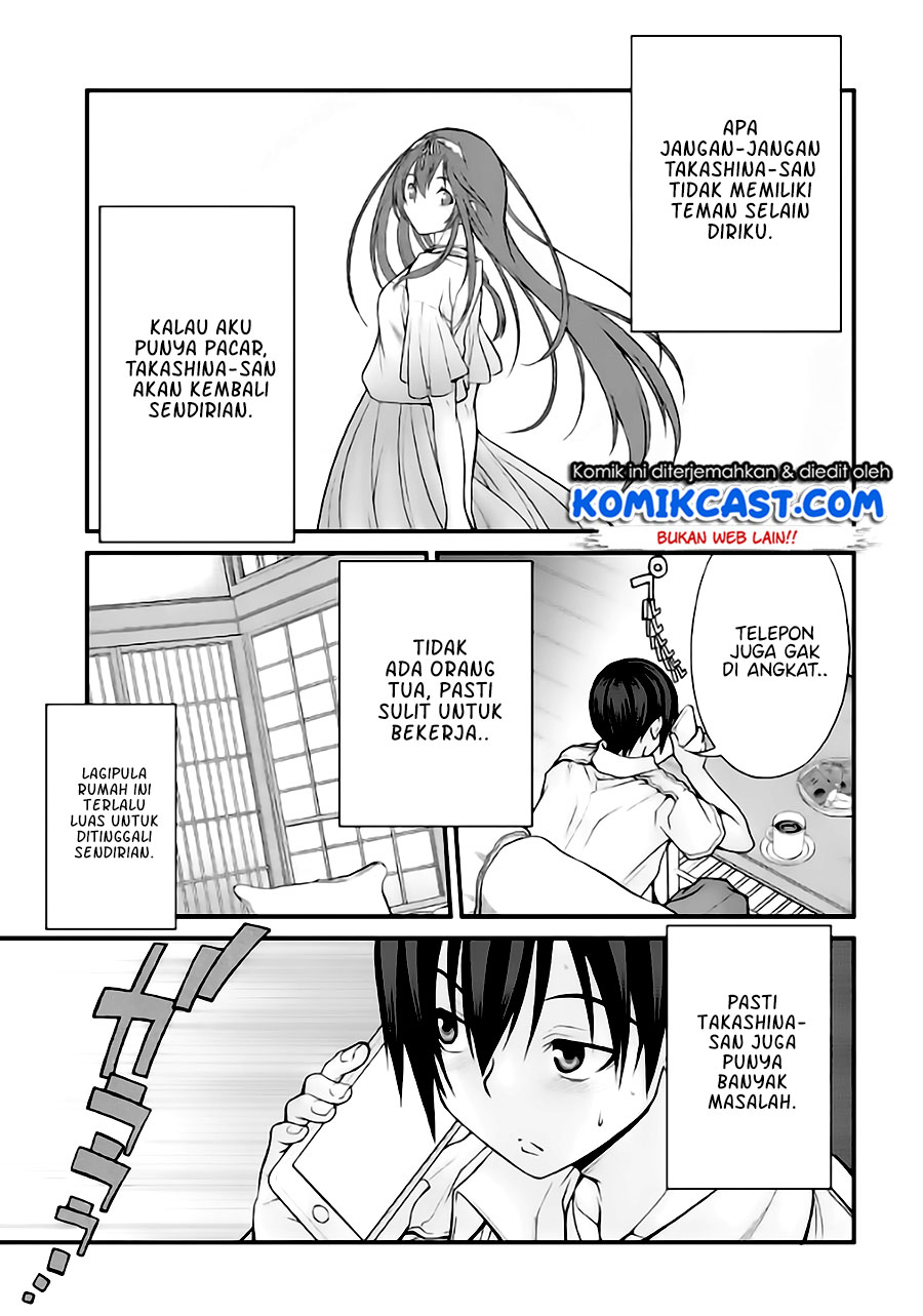 Kirei na Kurokami no Takashina-san (Mushoku) to Tsukiau Koto ni Natta Chapter 09.3 Gambar 5