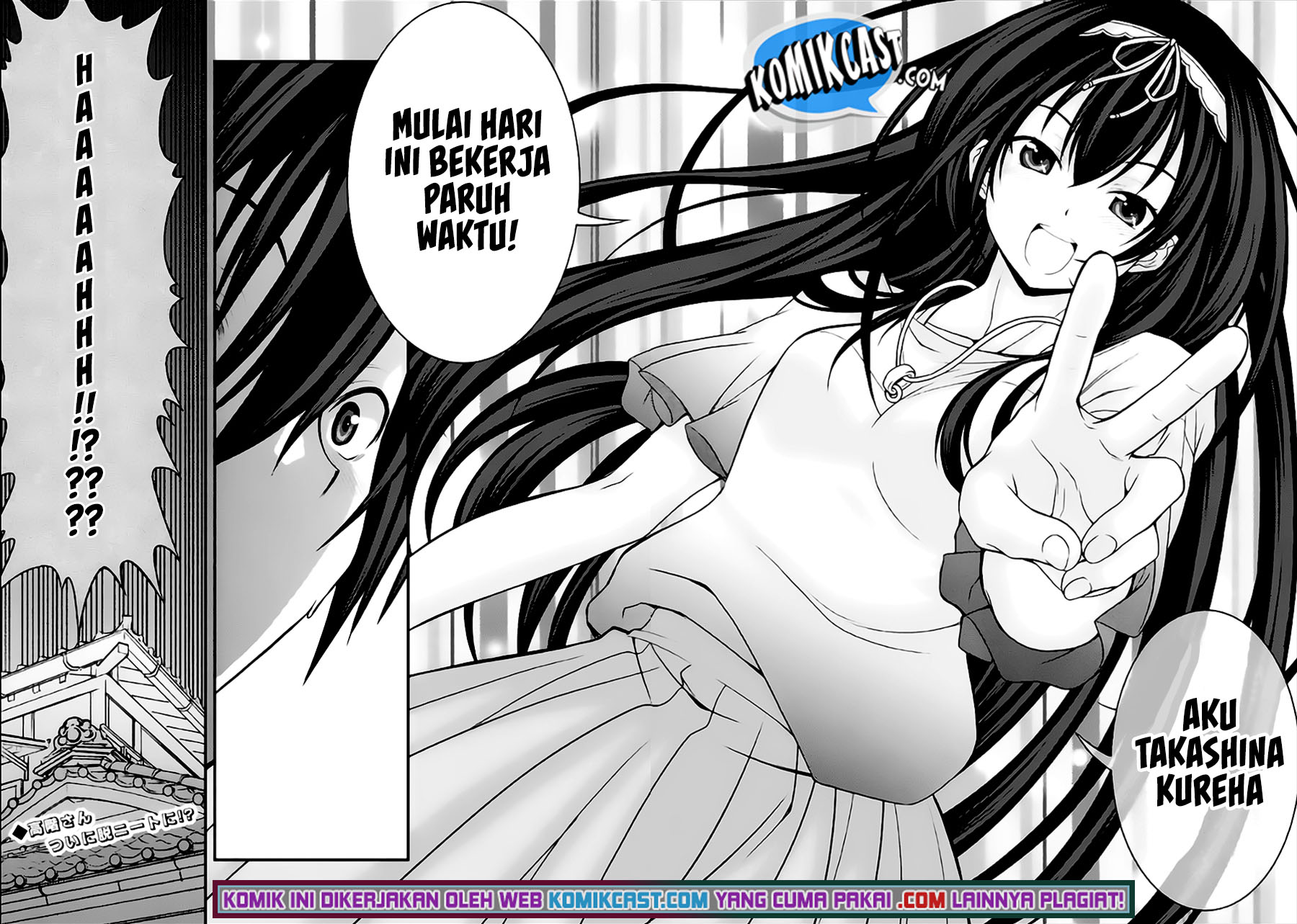 Kirei na Kurokami no Takashina-san (Mushoku) to Tsukiau Koto ni Natta Chapter 09.3 Gambar 8
