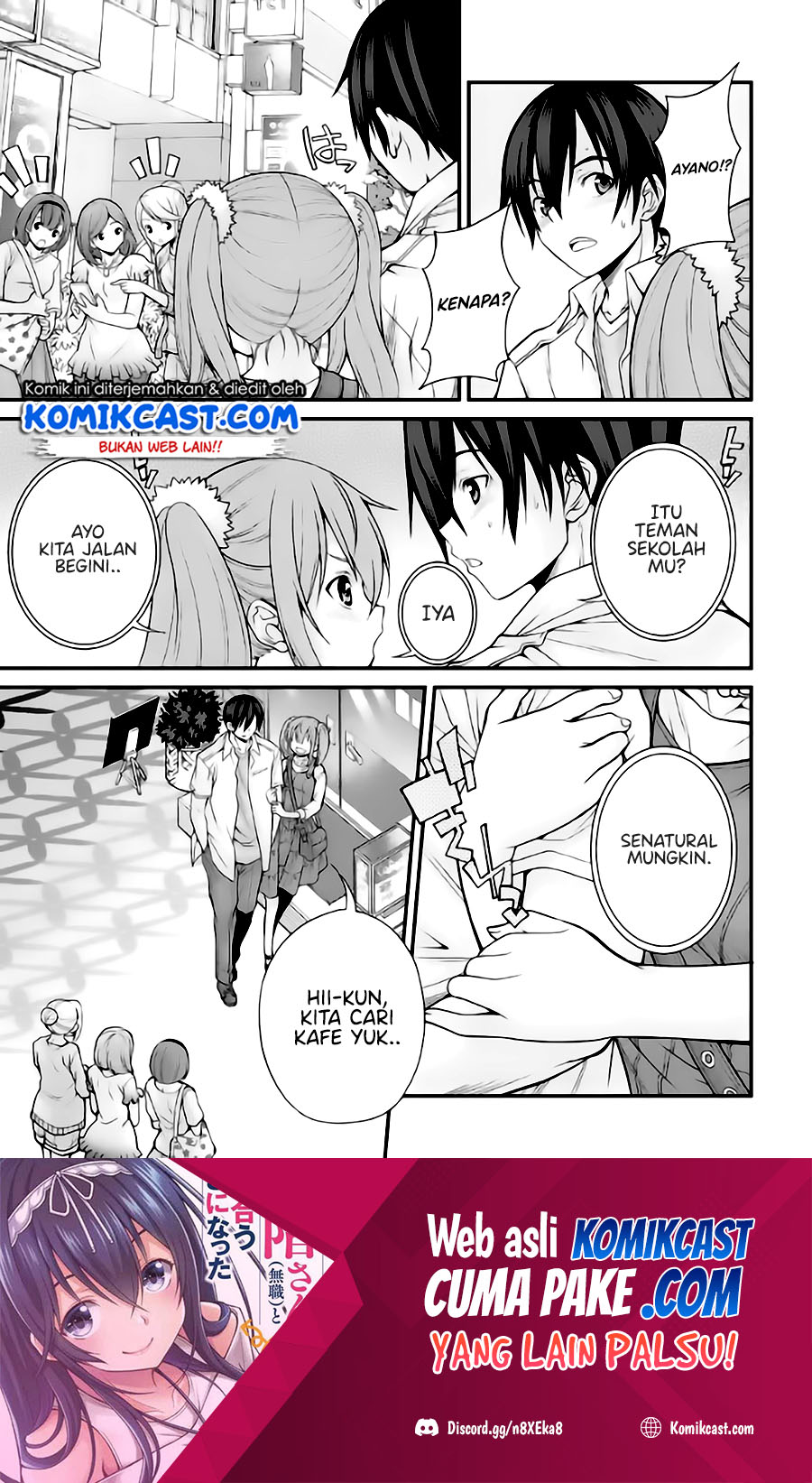 Baca Kirei na Kurokami no Takashina-san (Mushoku) to Tsukiau Koto ni Natta Chapter 09.2 Gambar 2