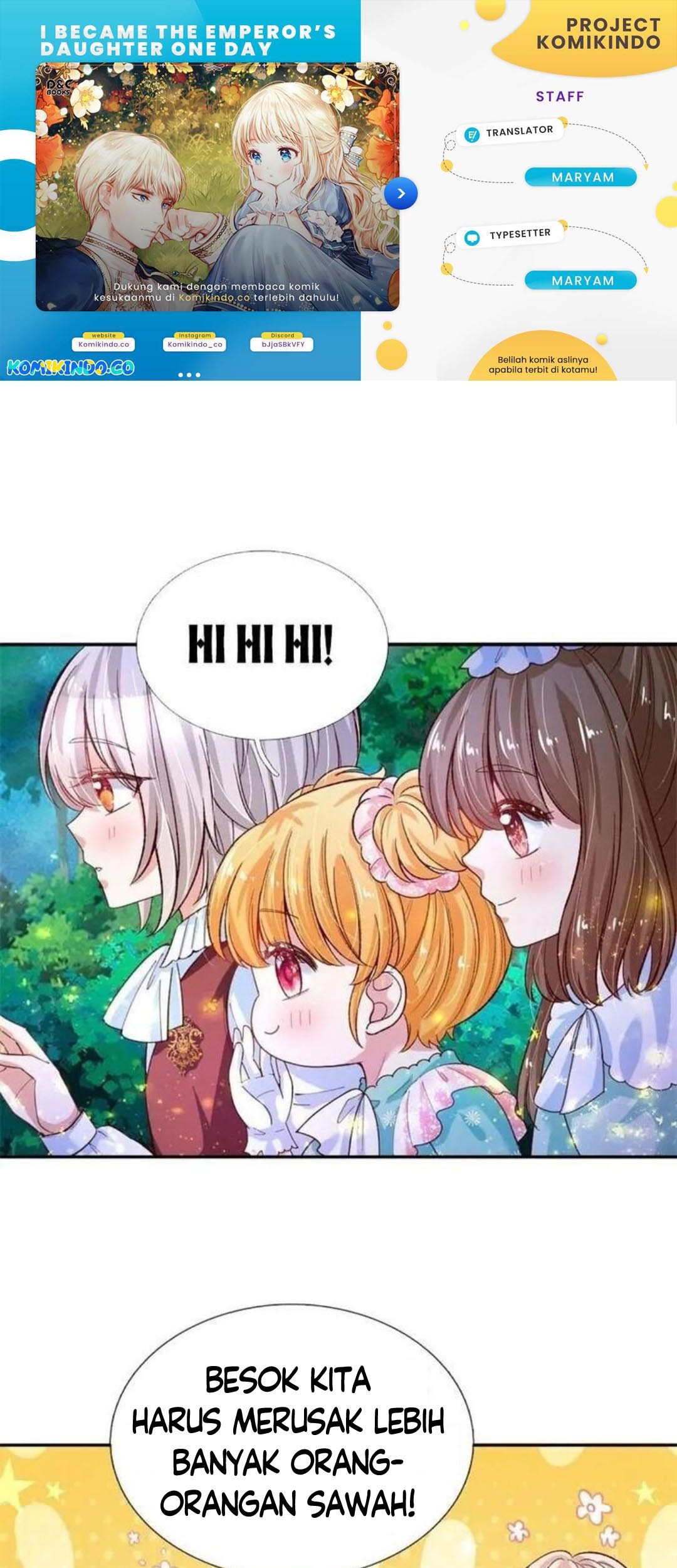 Baca Komik I Became The Emperor’s Daughter One Day Chapter 135 Gambar 1