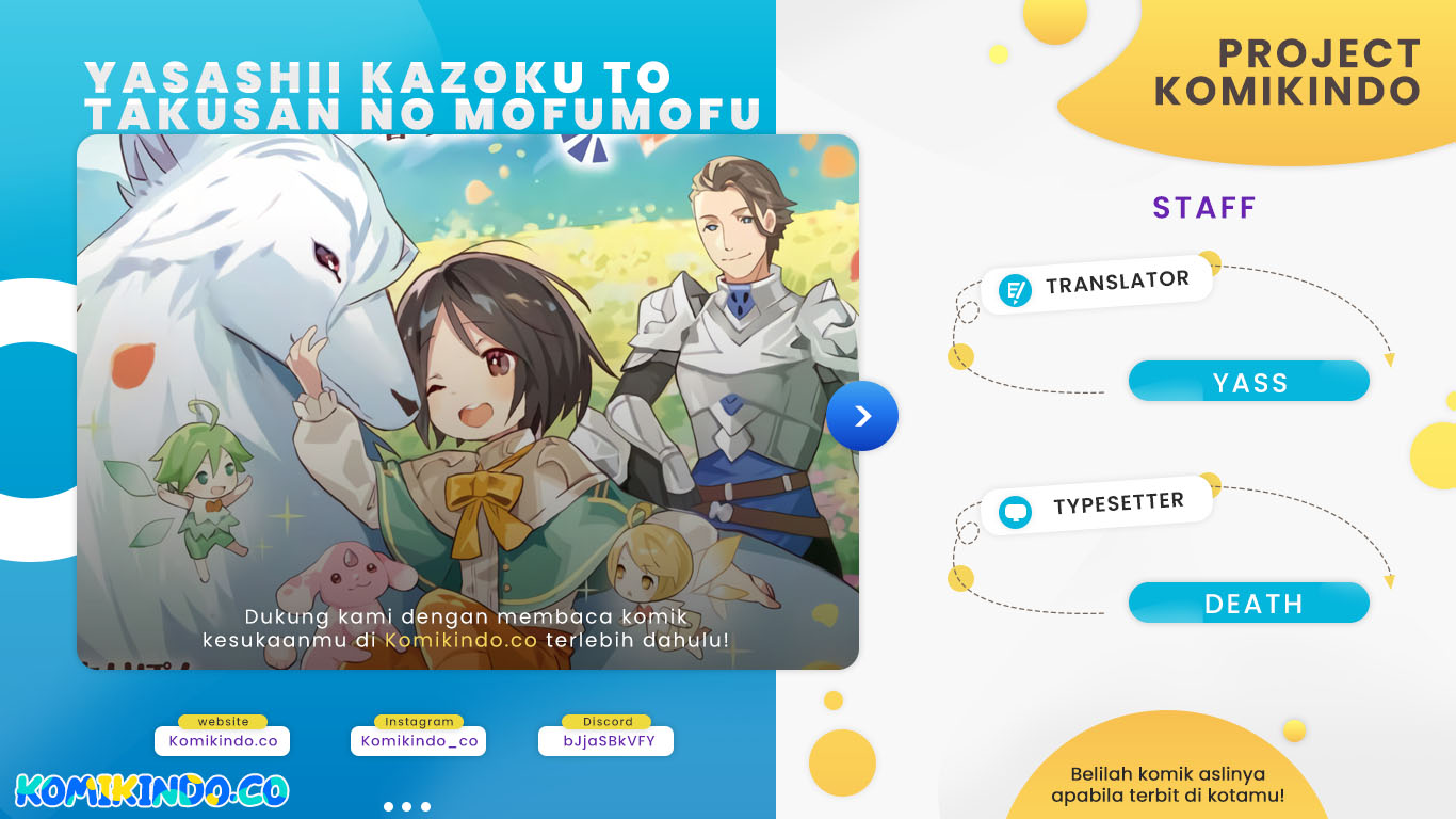 Baca Komik Yasashii Kazoku to, Takusan no Mofumofu ni Kakomarete. Chapter 12 Gambar 1