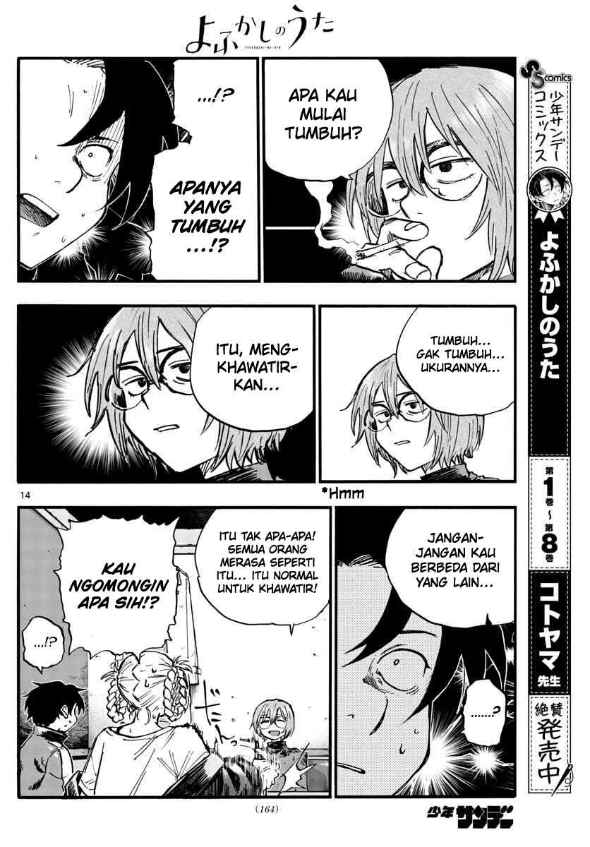 Yofukashi no Uta Chapter 95 Gambar 15