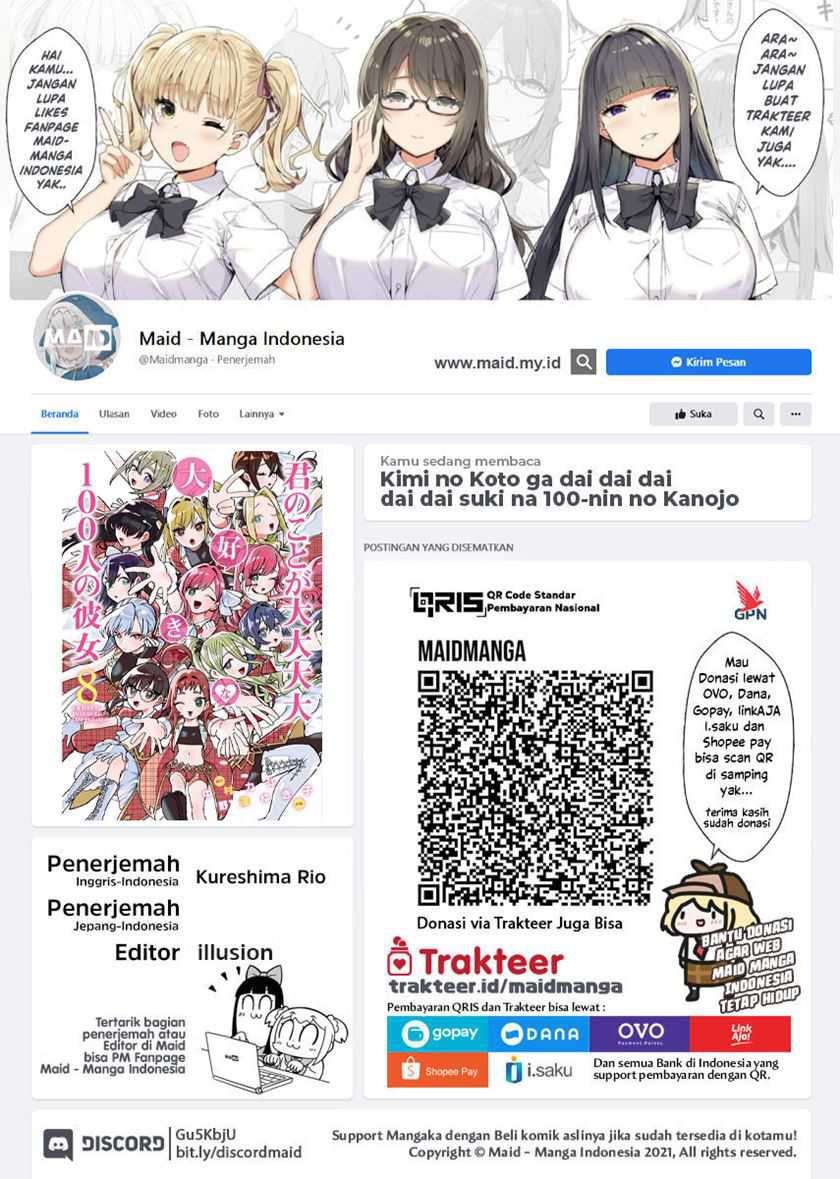 Baca  Kimi no Koto ga Dai Dai Dai Dai Daisuki na 100-ri no Kanojo Chapter 82 Gambar 2