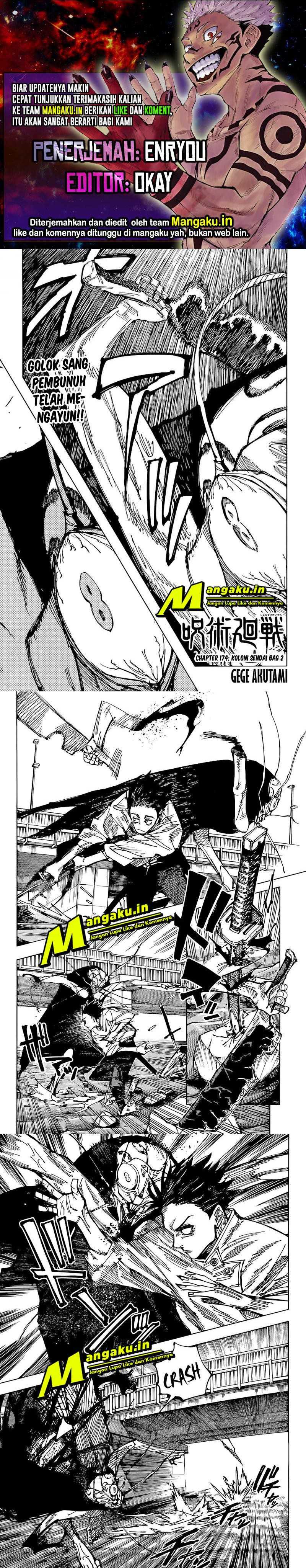 Baca Komik Jujutsu Kaisen Chapter 175 Gambar 1