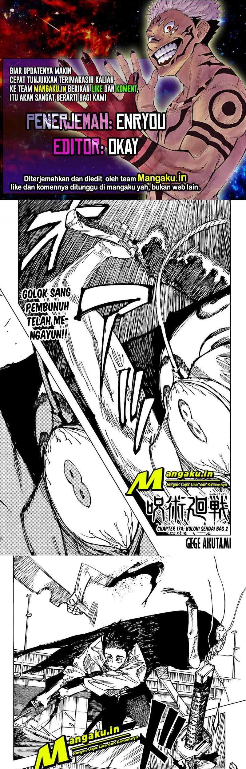Baca Komik Jujutsu Kaisen Chapter 175 Gambar 1
