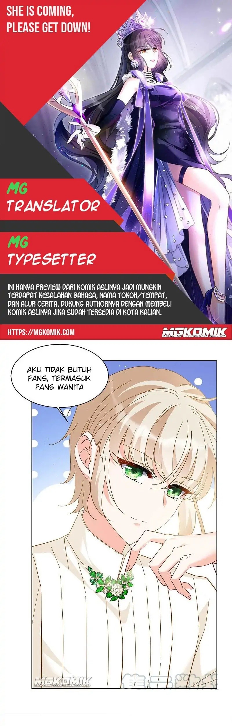 Baca Komik She Is Coming, Please Get Down! Chapter 68.2 Gambar 1