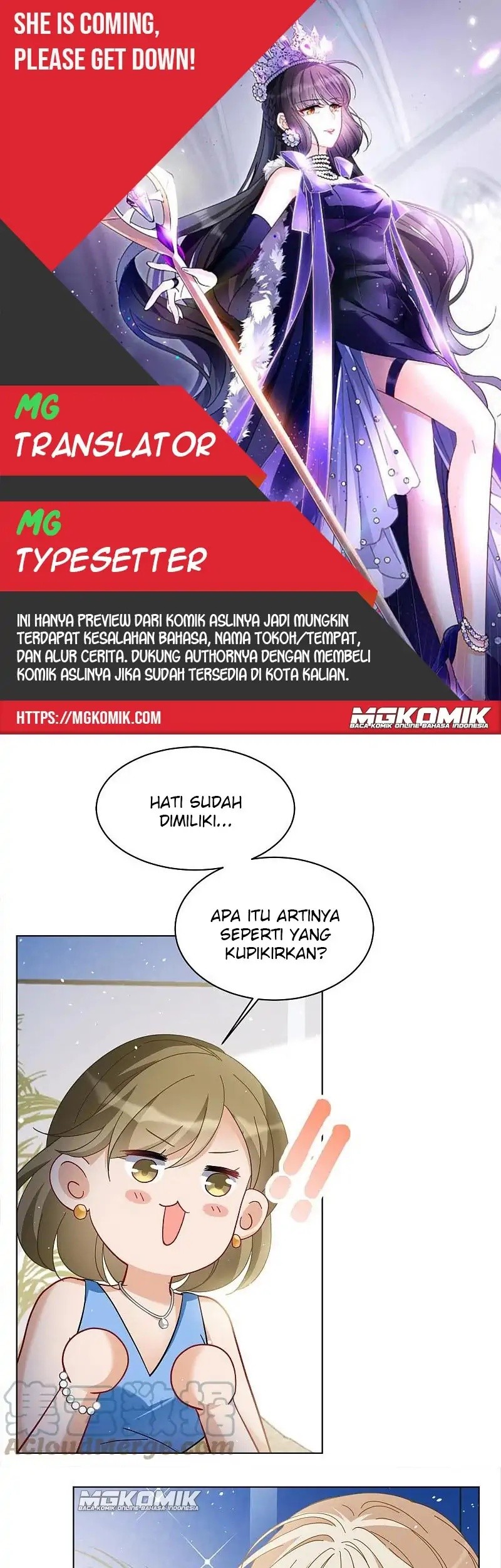 Baca Komik She Is Coming, Please Get Down! Chapter 68.1 Gambar 1