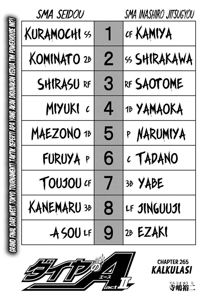 Baca Diamond no Ace Act 2 Chapter 265 Gambar 2