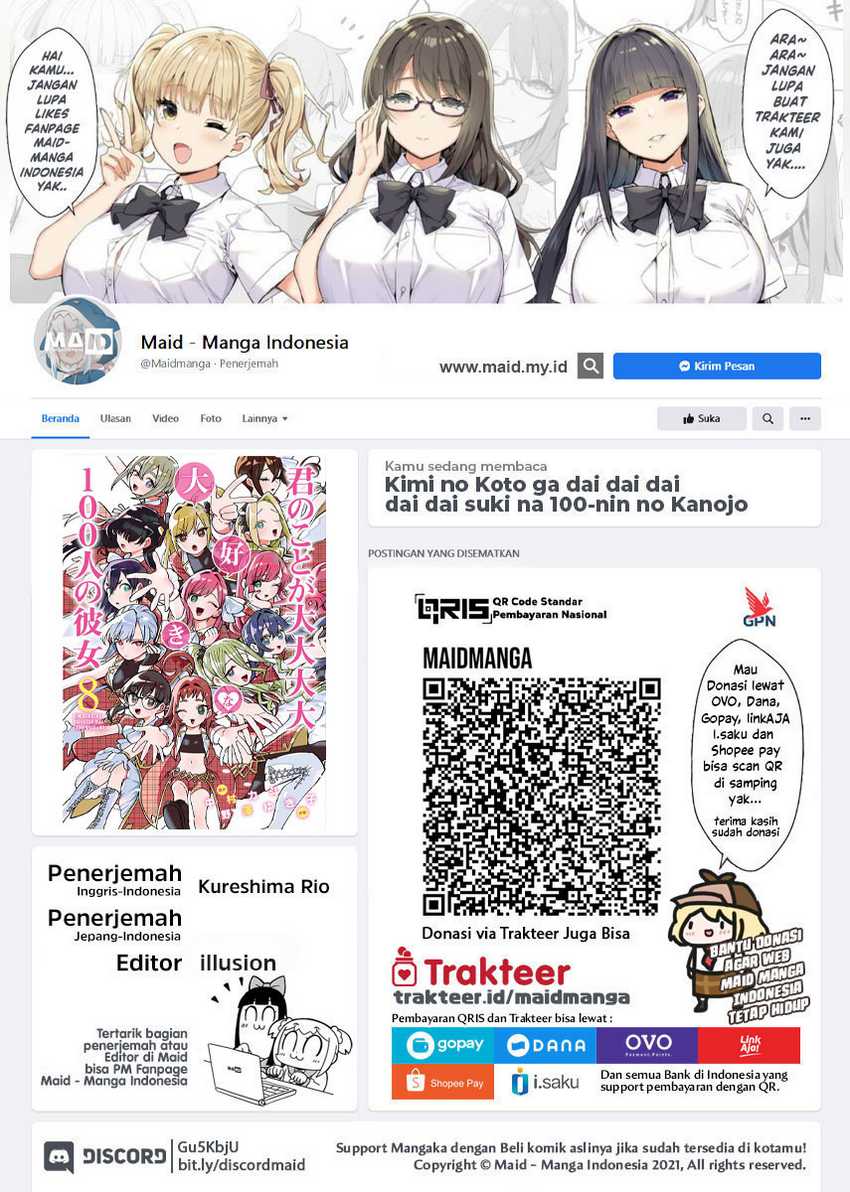 Baca Kimi no Koto ga Dai Dai Dai Dai Daisuki na 100-ri no Kanojo Chapter 83 Gambar 2