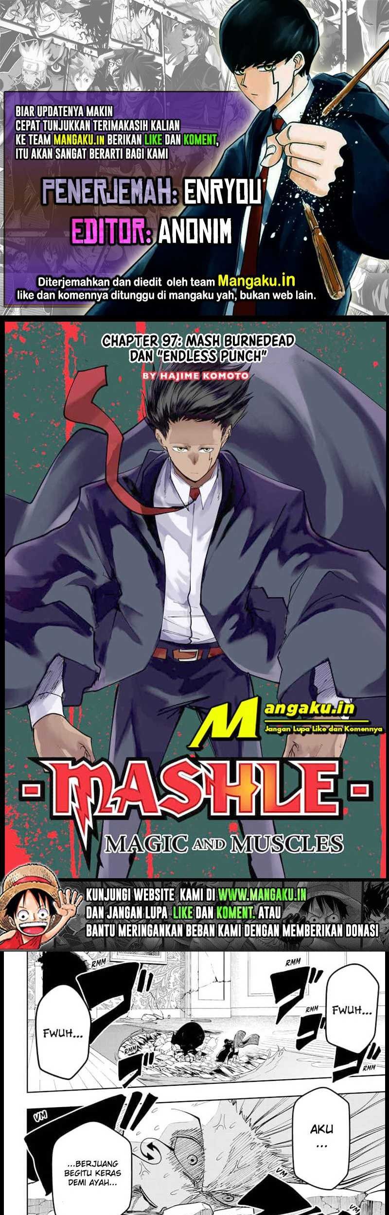 Baca Komik Mashle: Magic and Muscles Chapter 97 Gambar 1
