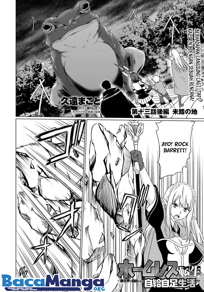 Baca Homeless Tensei: Isekai De Jiyuu Sugiru Majutsu Jisoku Seikatsu Chapter 13.2 Gambar 2