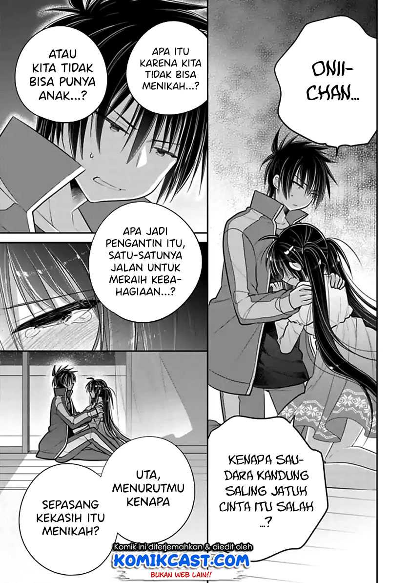 Siscon Ani to Brocon Imouto ga Shoujiki ni Nattara Chapter 46 Gambar 6