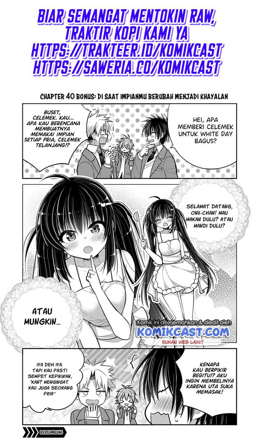 Siscon Ani to Brocon Imouto ga Shoujiki ni Nattara Chapter 40 Gambar 10