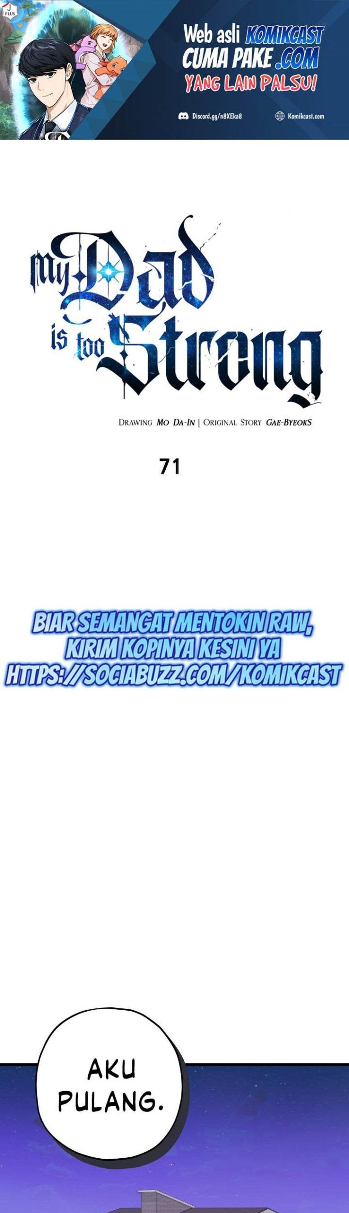 Baca My Dad Is Too Strong Chapter 71 Gambar 2