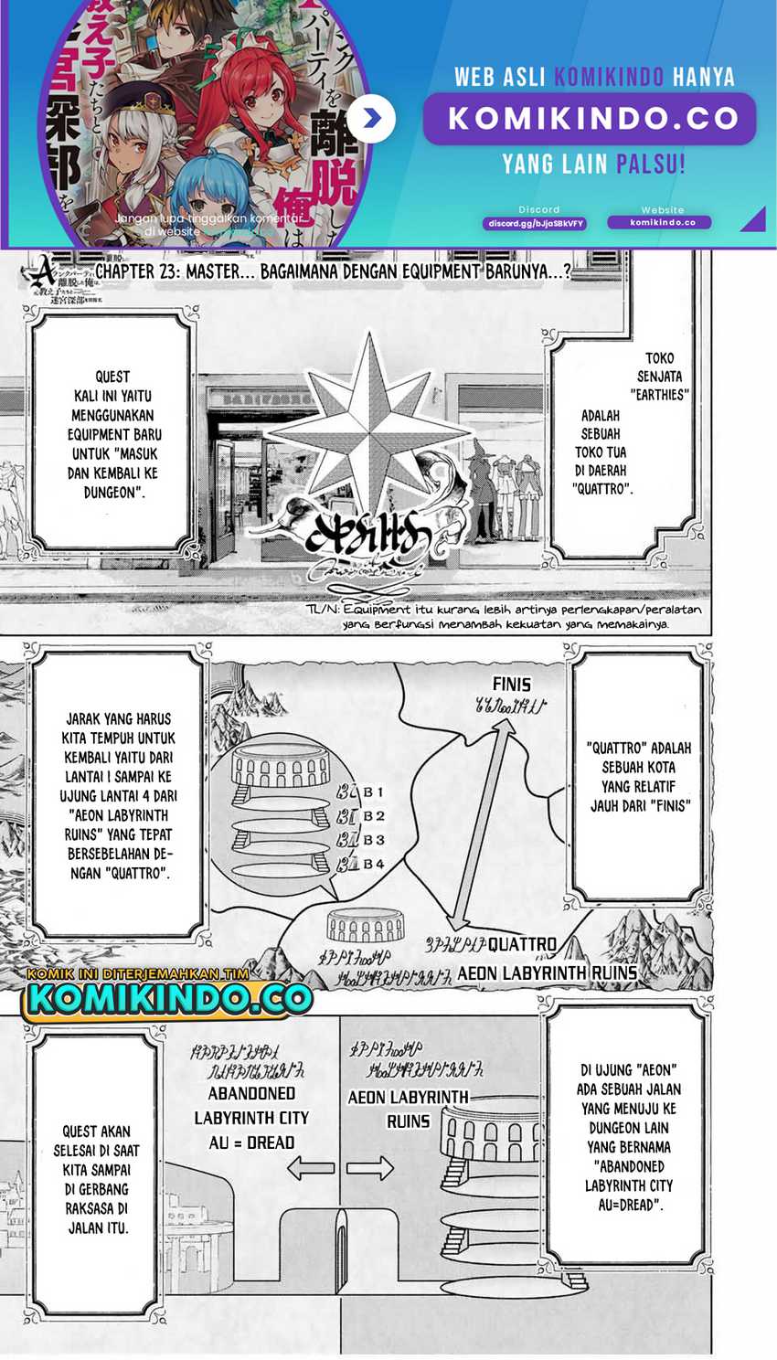 Baca A Rank Party wo Ridatsu Shita Ore wa, Moto Oshiego Tachi to Meikyuu Shinbu wo Mezasu Chapter 23 Gambar 2