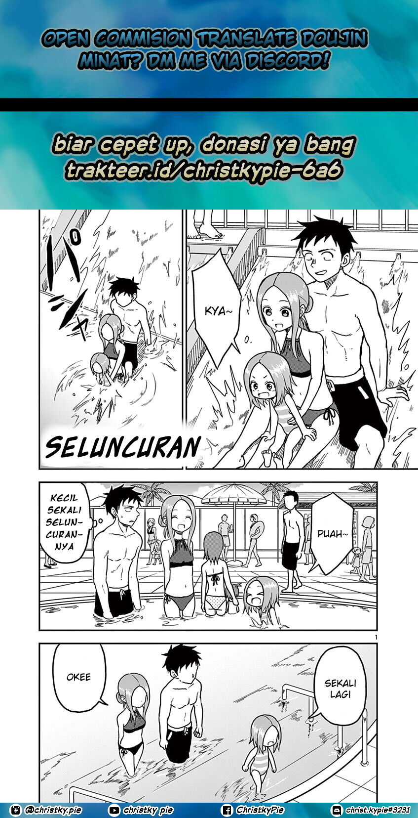 Baca Komik Karakai Jouzu no (Moto) Takagi-san Chapter 103 Gambar 1
