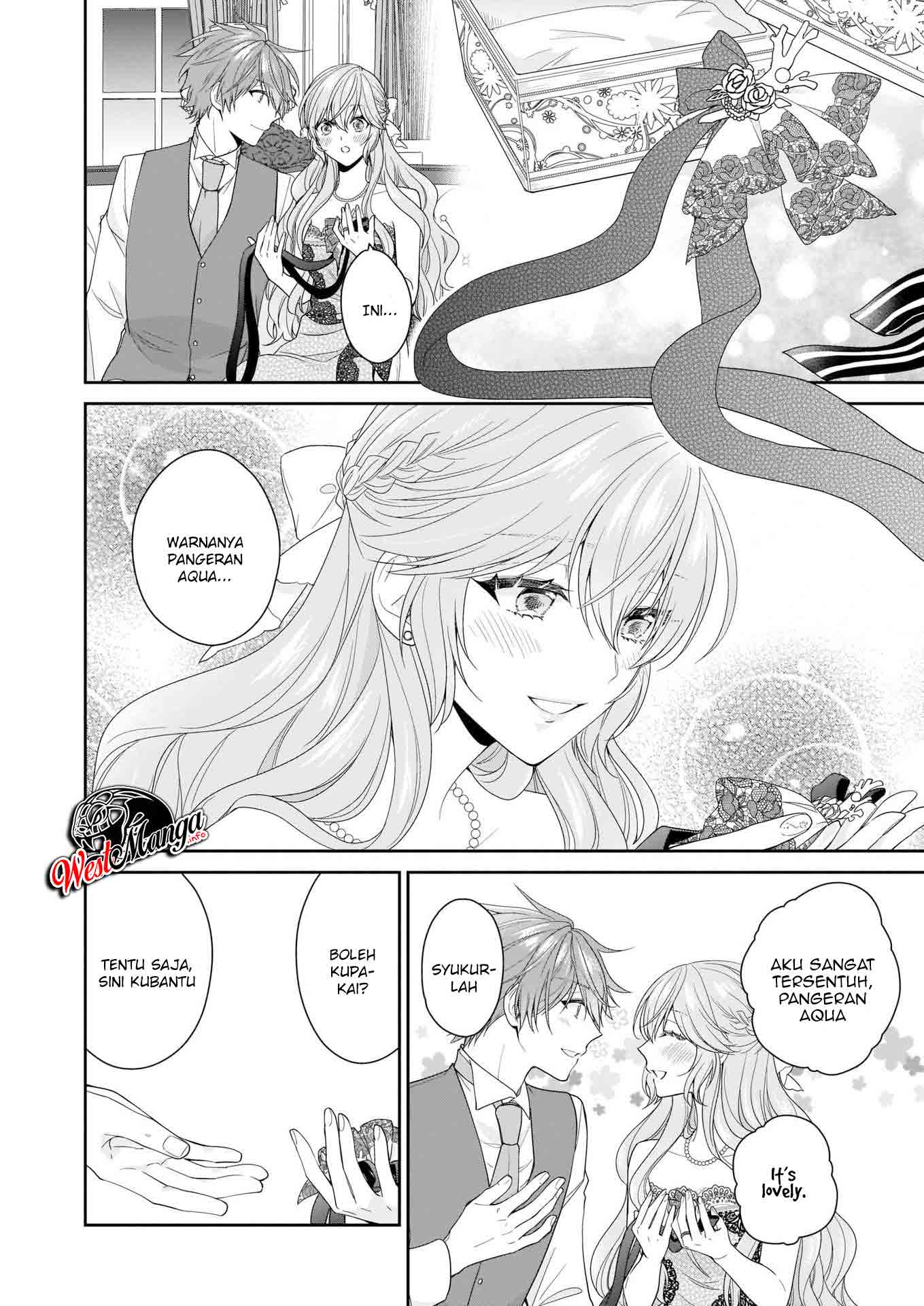 Akuyaku Reijou wa Ringoku no Outaishi ni Dekiai sareru Chapter 24 Gambar 35
