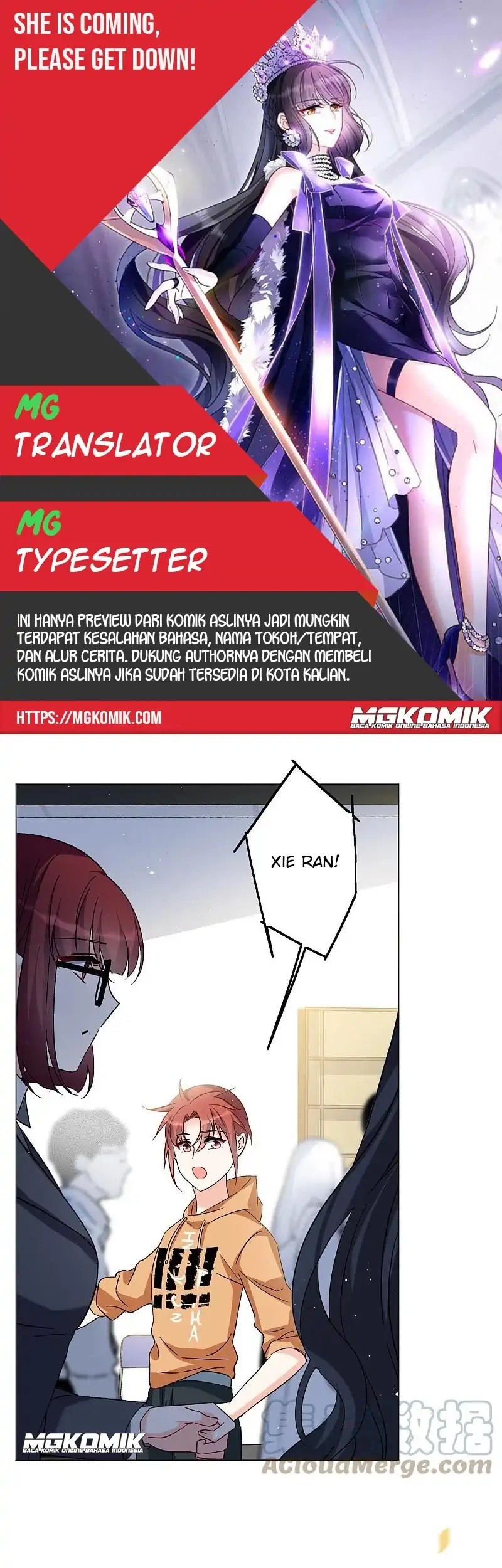 Baca Komik She Is Coming, Please Get Down! Chapter 69.2 Gambar 1