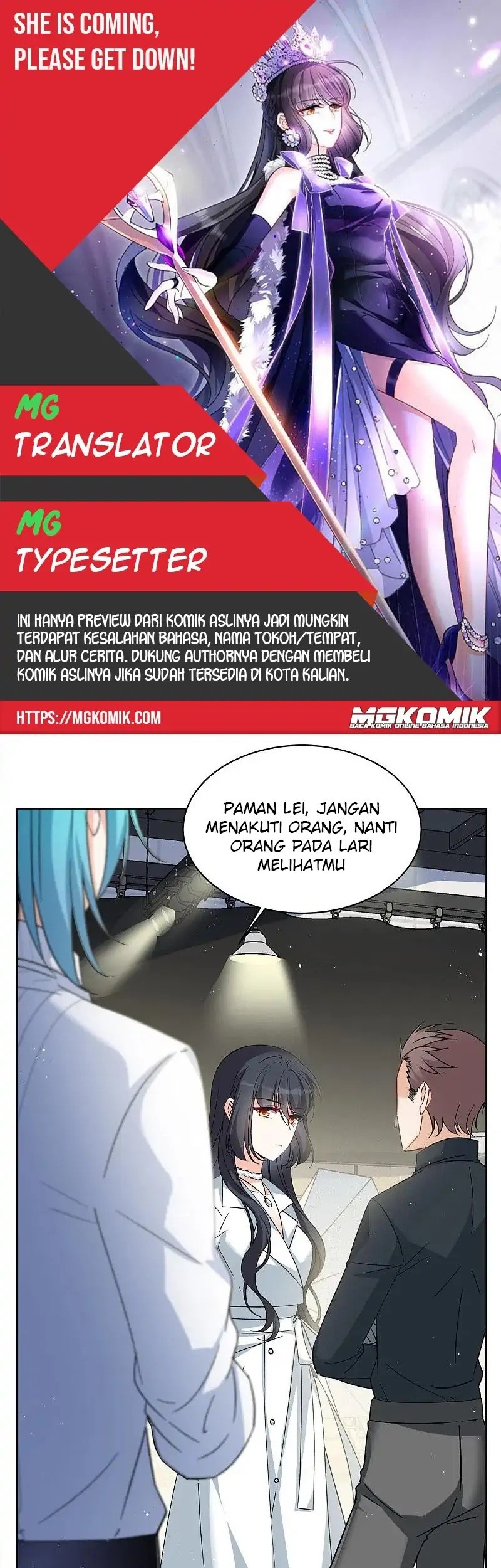 Baca Komik She Is Coming, Please Get Down! Chapter 69.1 Gambar 1