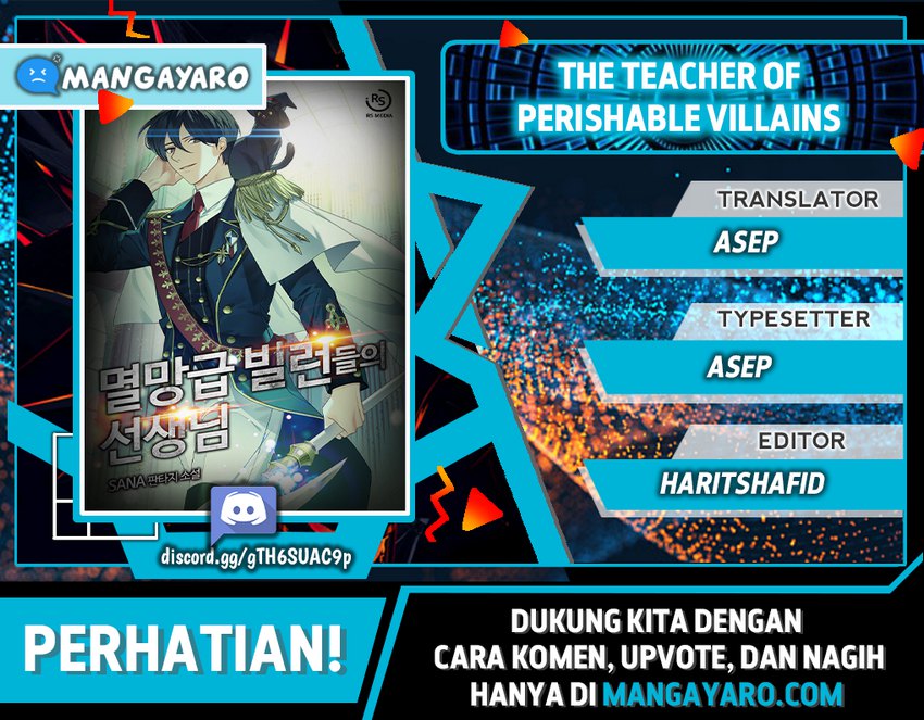 Baca Komik The Teacher of Perishable Villains Chapter 21.2 Gambar 1
