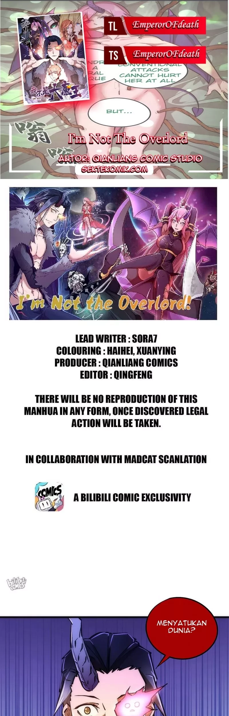 Baca Komik I’m Not The Overlord Chapter 87 Gambar 1