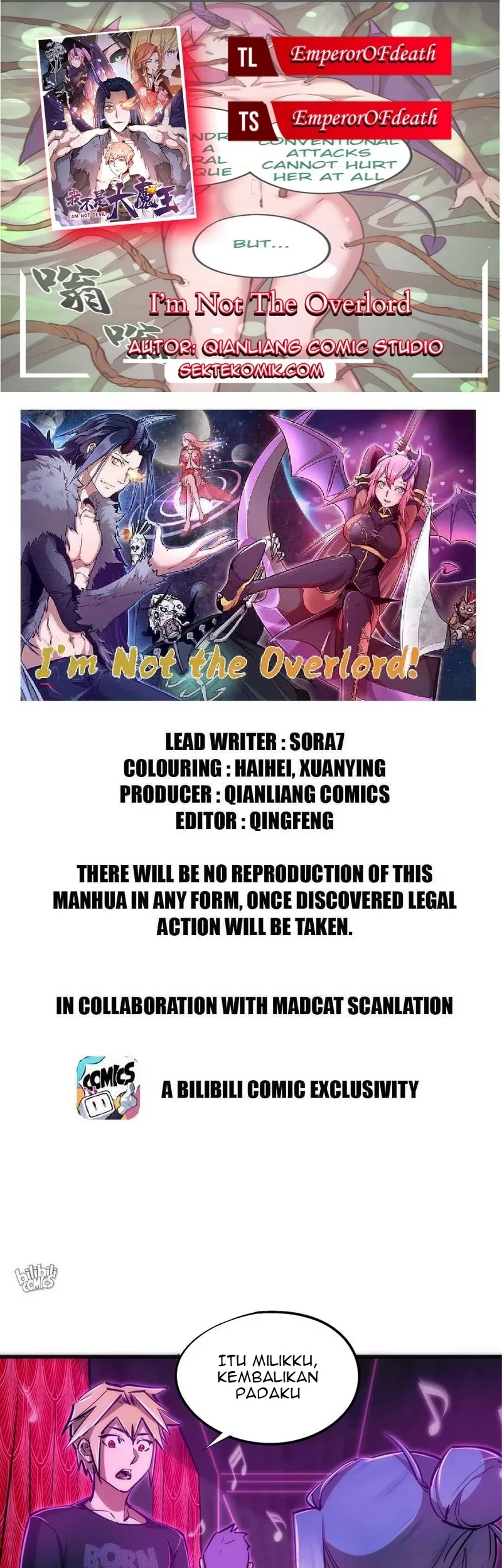 Baca Komik I’m Not The Overlord Chapter 86 Gambar 1