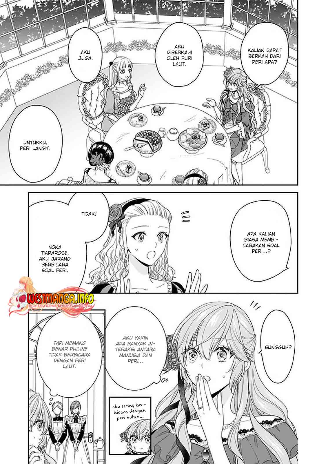 Akuyaku Reijou wa Ringoku no Outaishi ni Dekiai sareru Chapter 27 Gambar 28