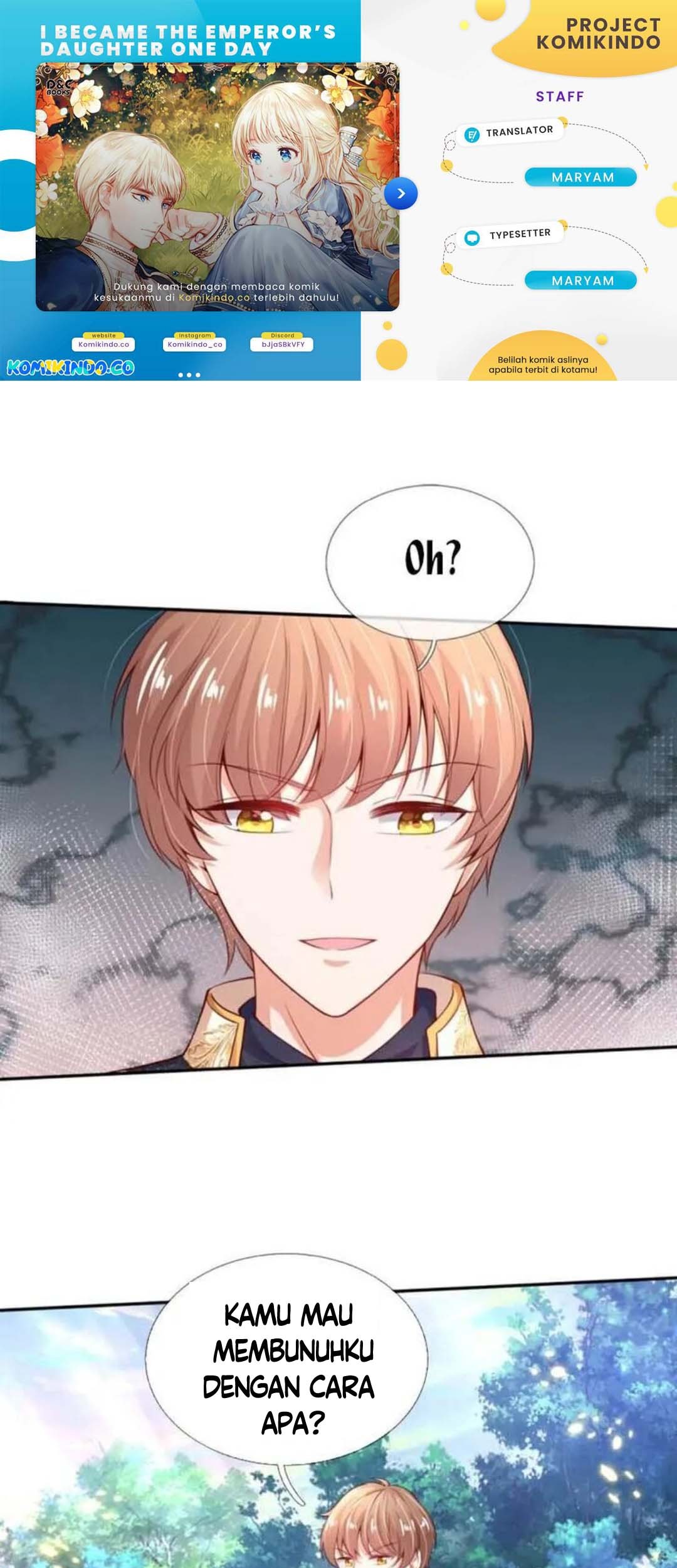 Baca Komik I Became The Emperor’s Daughter One Day Chapter 160 Gambar 1