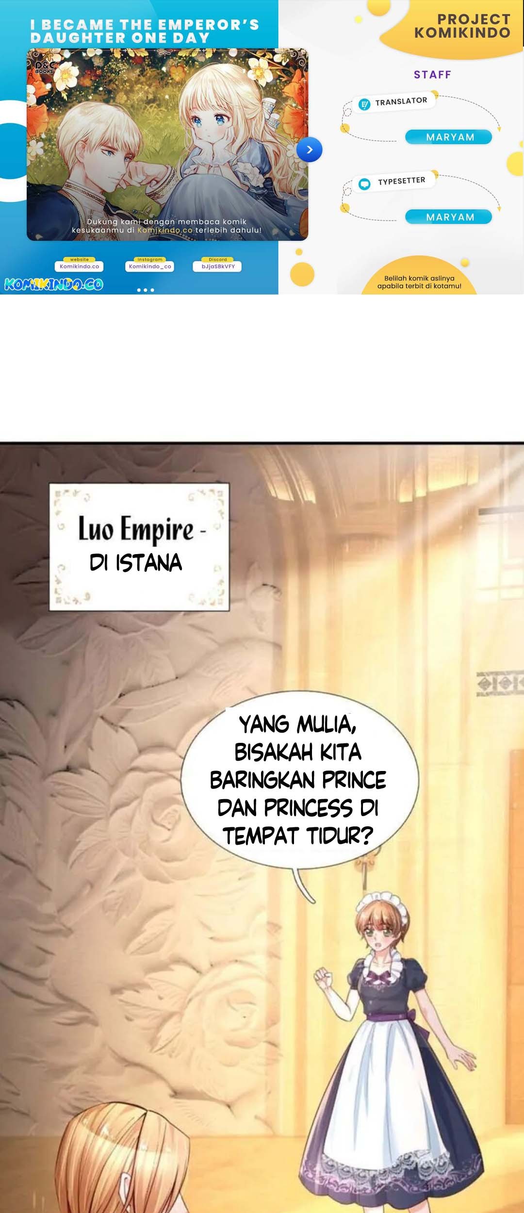 Baca Komik I Became The Emperor’s Daughter One Day Chapter 164 Gambar 1