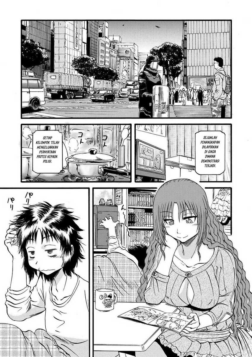 Gate – Jietai Kare no Chi nite Kaku Tatakeri Chapter 109 Gambar 16