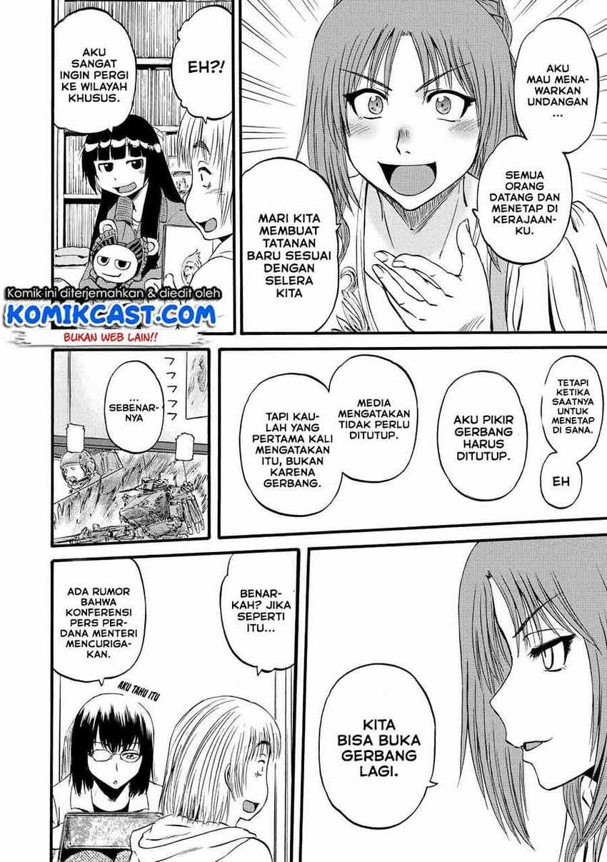 Gate – Jietai Kare no Chi nite Kaku Tatakeri Chapter 110 Gambar 25