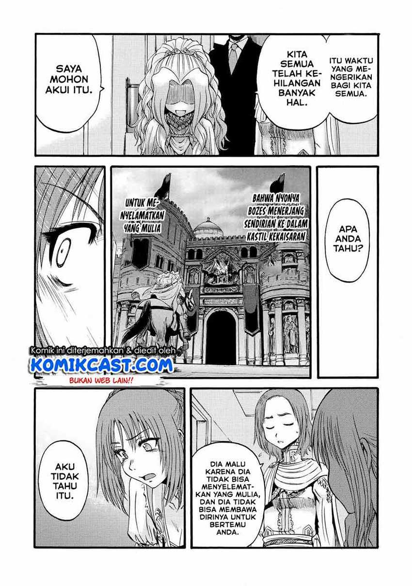 Gate – Jietai Kare no Chi nite Kaku Tatakeri Chapter 110 Gambar 37